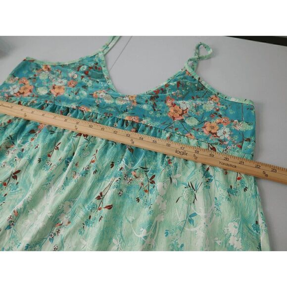 Women's Floral Printed Spaghetti Straps Top 2XL - Picture 5 of 7